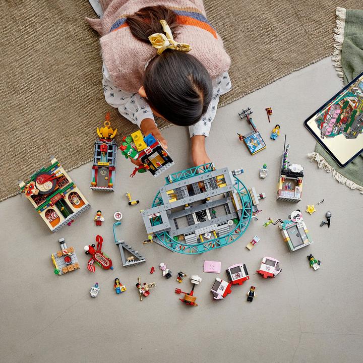 Actual product image LEGO City of lanterns (80036, LEGO Monkie Kid, LEGO Rare Sets)