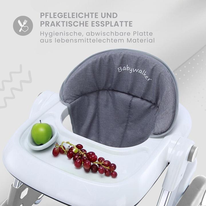 Image du produit Hermex Chariot de marche Baby Walker Chariot de marche sans marche Aide à la marche pour les jeunes enfants