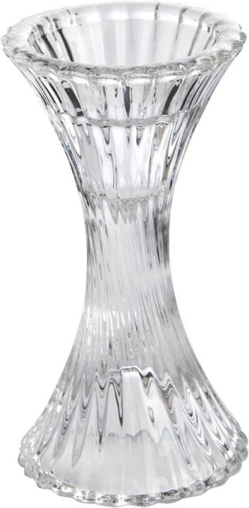 Actual product image Sandra Rich DUAL glass tealight & candle holder small (7 x 7 x 13.5 cm)