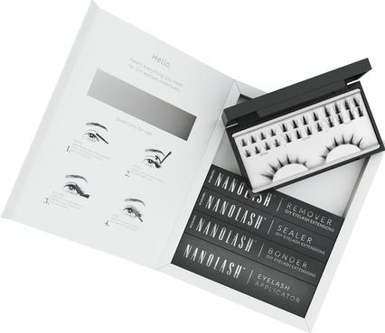 NoName DIY Wimpernverlängerung Starter Kit Cluster Lashes mit Bonder, Sealer, Entferner, Applikator (Künstliche Wimpern)