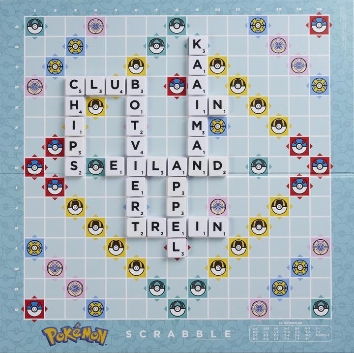 Actual product image Mattel Hxt31 Nl Scrabble Pokemon (Dutch)