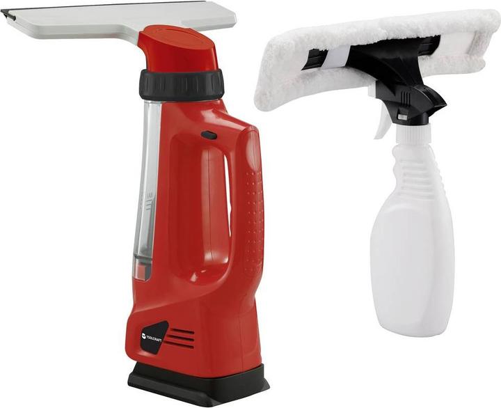 Produktbild Toolcraft Fensterreiniger Schwarz, Rot