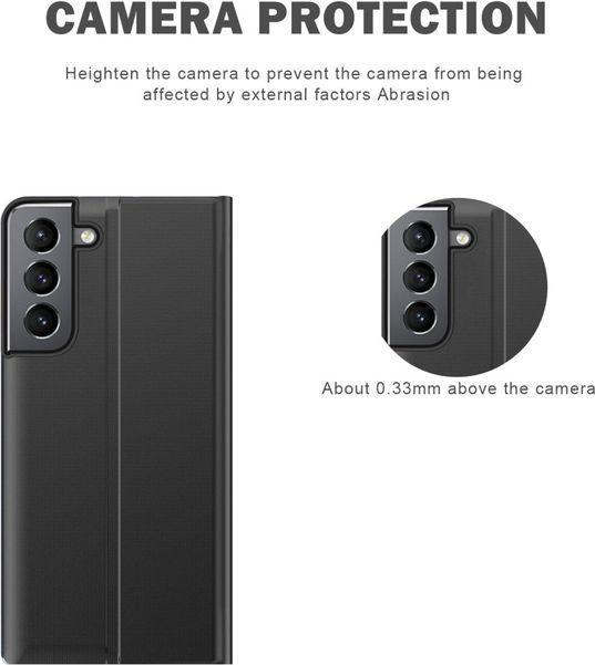 Produktbild MU Style Kunstleder Bookcover mit Sichtfenster (Samsung Galaxy S22+)