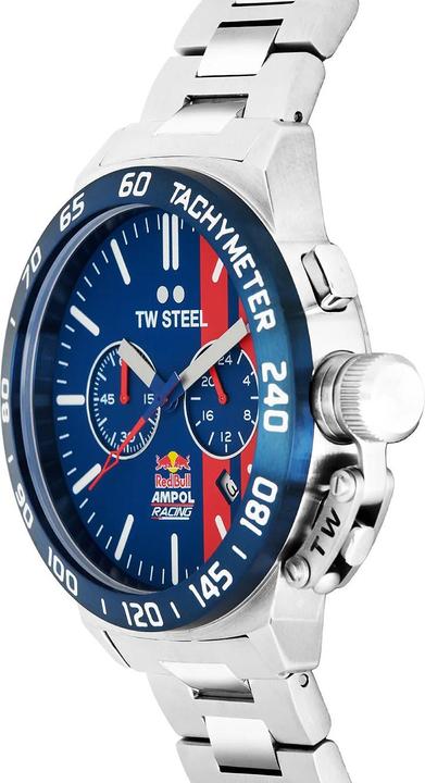 Produktbild TW-Steel CS121 Red Bull Ampol Racing Chronograph Herrenuhr 45mm 10ATM (Chronograph, 45 mm)