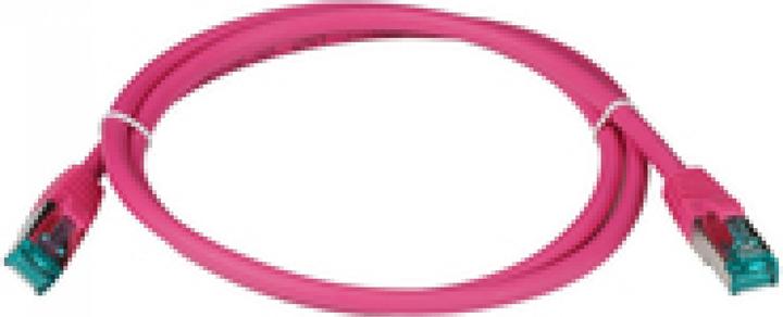 Produktbild EFB Elektronik RJ45 Patchkabel S/FTP, Cat.6A, LSZH, 25m, magenta Das geschirmte Cat.6A RJ45 Patchkabel gewährleiste (S/FTP, CAT6a, 25 m)