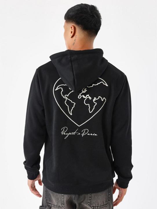 Produktbild Project X Paris herz-welt kapuzenpullover (M)