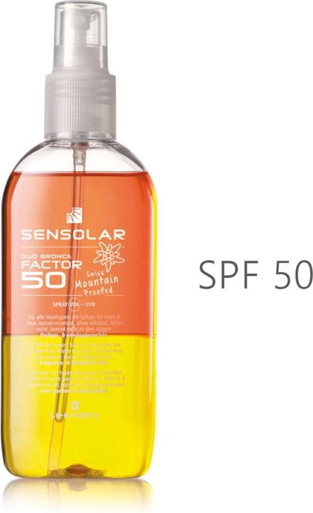 Actual product image Sensolar Sun protection (Sun spray, SPF 50, 50 ml, 65 g)