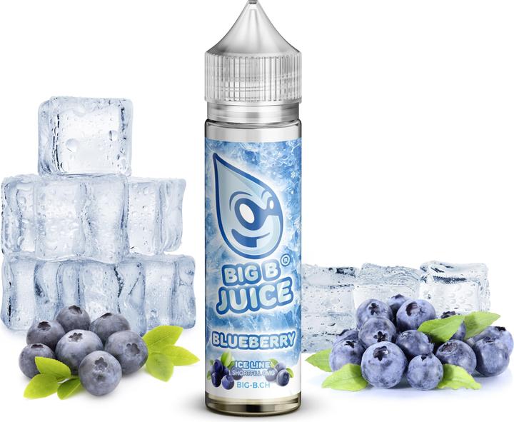 Big B Juice E-Liquid ICE Line, Mirtillo 50ml 'Shortfill (Mirtillo)