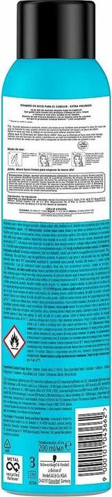 Valori nutrizionali e ingredienti Schwarzkopf Got2b Fresh It Up Volumising (200 ml, Shampoo secco)
