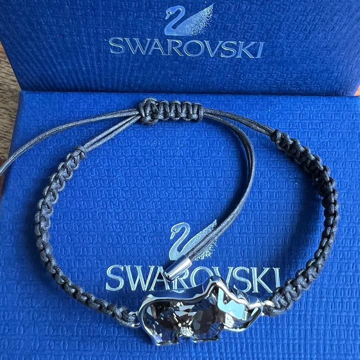 Produktbild Swarovski Armband Nashorn braun 5352842 (19 cm, Rhodiniert)