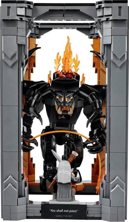 Produktbild LEGO ICONS Der Herr der Ringe: Balrog Bücherstütze (10367, LEGO Icons)