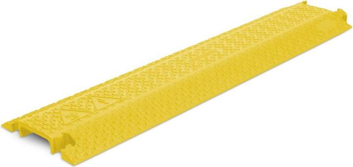 Produktbild Defender XPRESS 100 YEL R - XPRESS Drop-over Kabelbrücke 100mm Retail, gelb (Kabelbrücke, 10 cm)