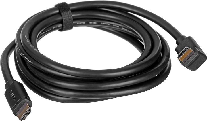 Actual product image Unitek Y-C1002 HDMI 2.0 90° 4K60HZ 3M Cable Black (3 m, HDMI)