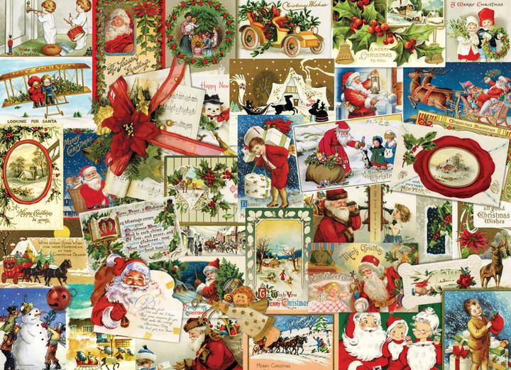 Produktbild Eurographics Antike Weihnachtskarten (1000 Teile)