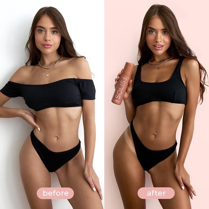 Actual product image Cocosolis Dark Self Tanning Foam 200 (Self tanning foam, 200 ml)