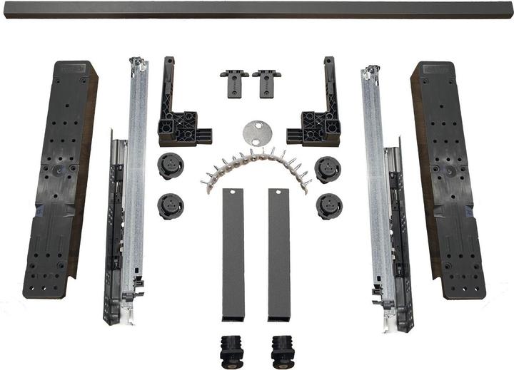 Vasalat Sockelbeschlag BLUM Space-Step inkl. Querprofil und Distanzleiste 460 mm