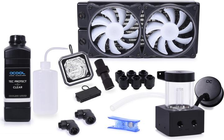 Actual product image Alphacool Alphac Core Storm 240mm ST45 Set 1022066