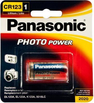 Actual product image Panasonic Photo Lithium (1 pcs., CR123A, 1400 mAh)