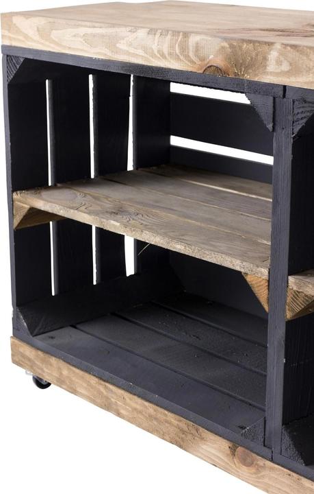 Produktbild Holz Zollhaus Regal (100 x 30 x 50 cm)