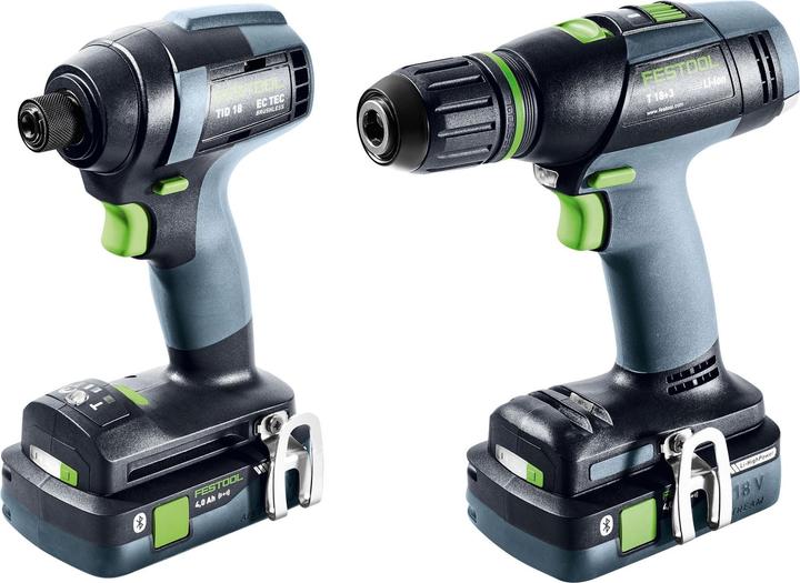 Actual product image Festool Screwdriver and drill set TID 18 HPC 4.0 I-Set T18 (Rechargeable battery operated)