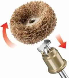 Actual product image Dremel Fine grinding discs coarse/medium Ø 25.0 mm, EZ SpeedClic compatible (2 pieces) (180)