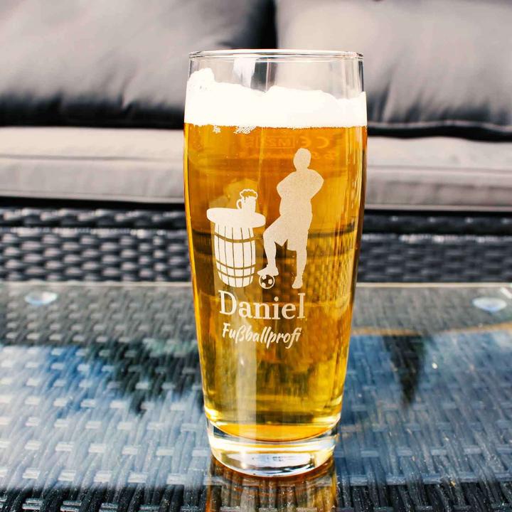 Immagine prodotto Luxentu Willi Becher / Bierglas mit Gravur 60. Jubiläum (0.50 l, 1 x)