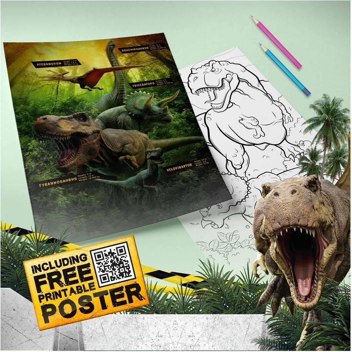 Actual product image Toi-Toys World of Dinosaurs 3D Puzzle Dino Glow in the Dark (1 pieces)