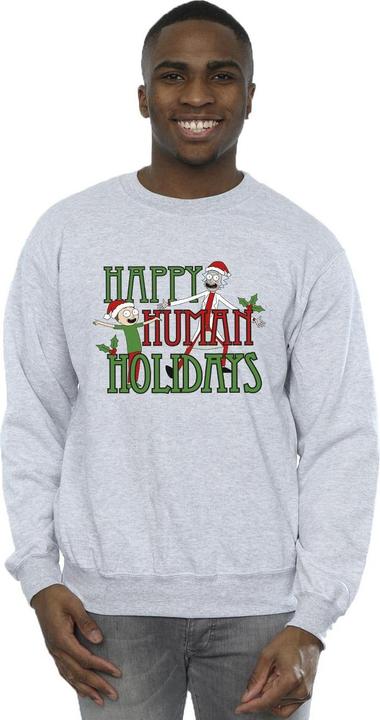 Produktbild Rick And Morty Happy Human Holidays Sweatshirt (L)