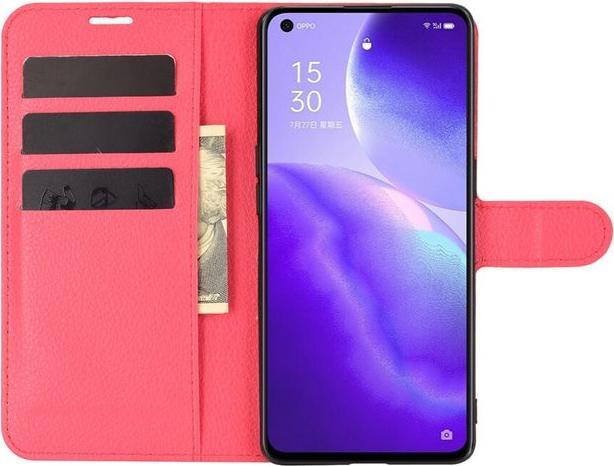 Actual product image MU Classic Litchi Leather Bookcover Series (Oppo Find X3 Lite)