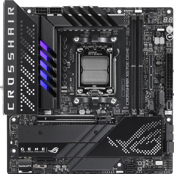 Produktbild ASUS ROG Crosshair X670E Gene (AM5, AMD X670E, mATX)