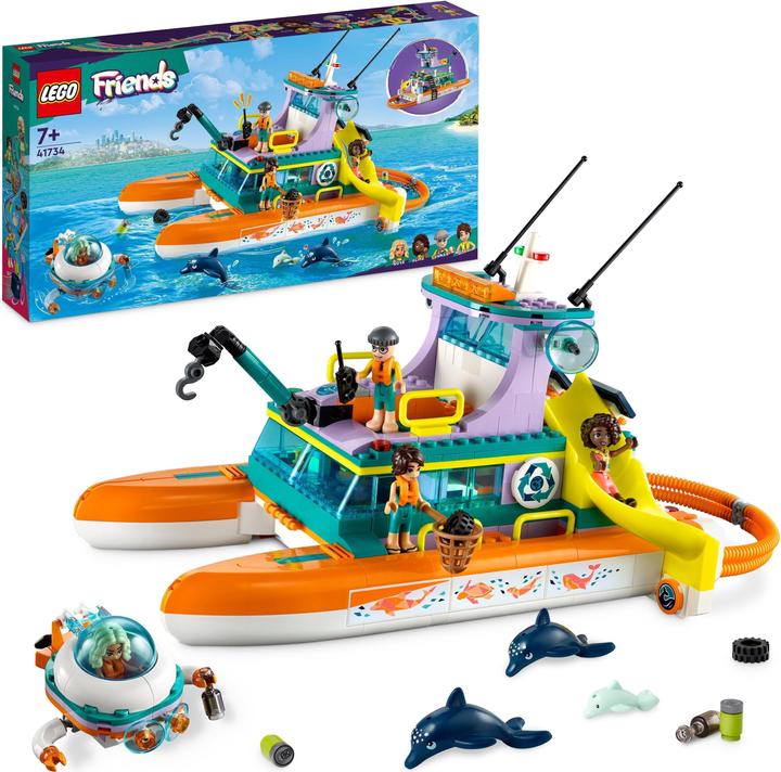 Immagine prodotto LEGO Barca di salvataggio in mare (41734, LEGO Friends)