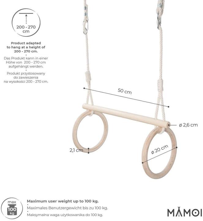 Actual product image Mamoi Trapeze
