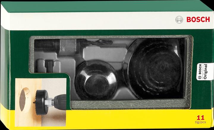 Produktbild Bosch Zubehör Lochsägen-Set, 11-teilig, Durchmesser: 22 - 68 mm (22 mm, 25 mm, 29 mm, 35 mm, 38 mm, 44 mm, 68 mm, 51 mm)