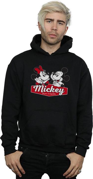 Immagine prodotto Disney Mickie And Minnie 90 Years Felpa con Cappuccio Uomo (S)