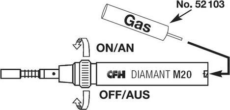Produktbild CFH Gaslöter Diamant M 20