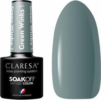 Produktbild Claresa Soak Off Hybrid Nagellack Green Winks 5g (Green, Farblack)