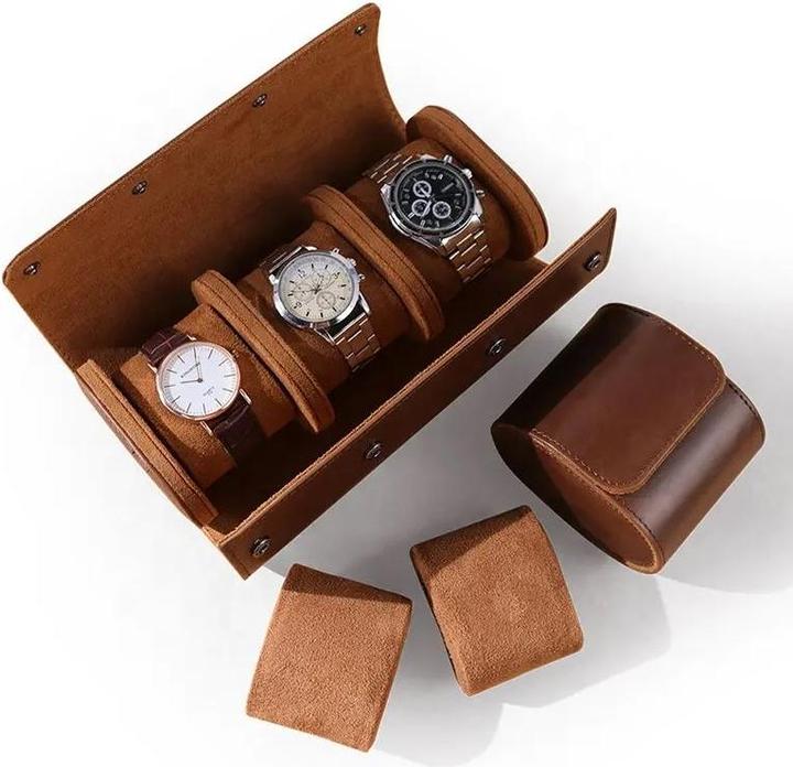 Image du produit PhoneLook Boîte à montre de luxe et de haute qualité en similicuir et coussin de montre doux 1 montre