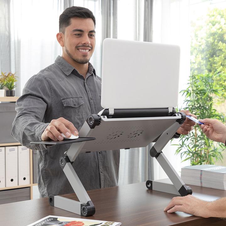 Immagine prodotto InnovaGoods Tavolo per laptop regolabile in più posizioni Omnible