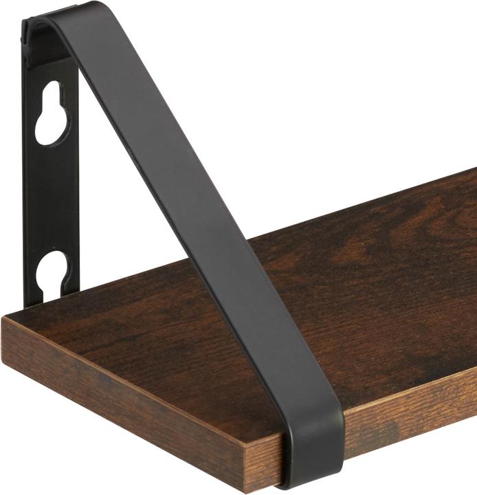 Immagine prodotto tectake 3 mensole sospese Cowell (40 x 12 x 12 cm)