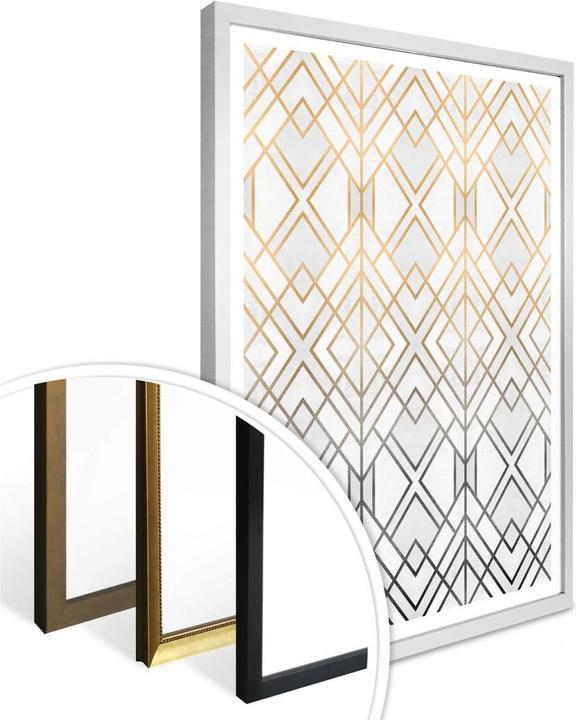 Actual product image Trenddeko Gold and silver (100 x 120 cm)