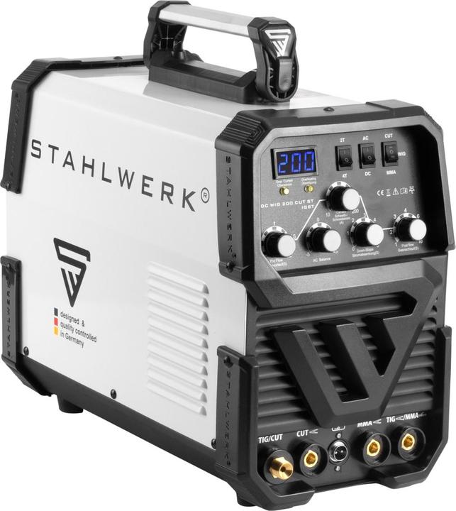 Actual product image Stahlwerk Welding machine AC DC Wig 200 ST IGBT with plasma cutter, fully equipped