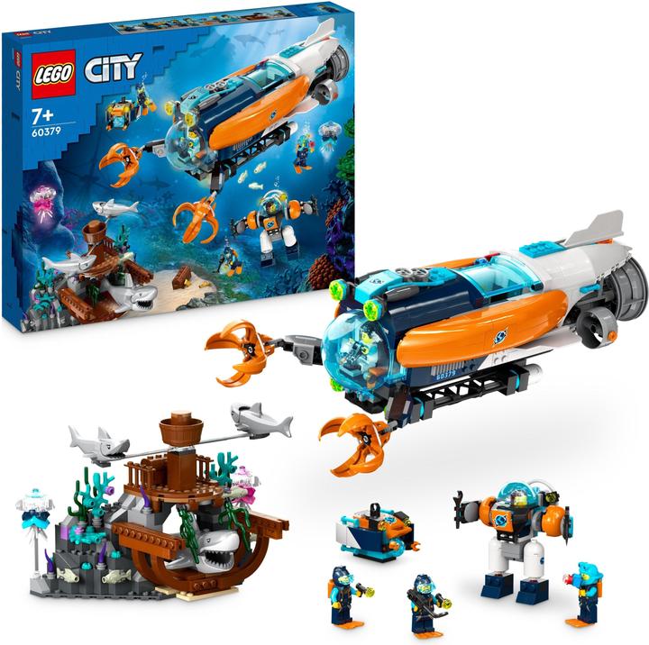 Image du produit LEGO Sous-marin d'exploration (60379, LEGO City)