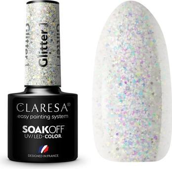 Image du produit Claresa Gel pailleté Soak Off Uv/Led anglais 1 5G (Vernis semi-permanent)