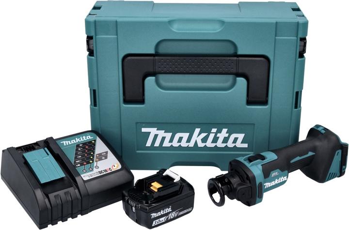 Produktbild Makita DCO 181 RF1J Akku Rotationsschneider 18 V 32000 U/min Brushless + 1x Akku 3.0 Ah + LadegerÃ¤