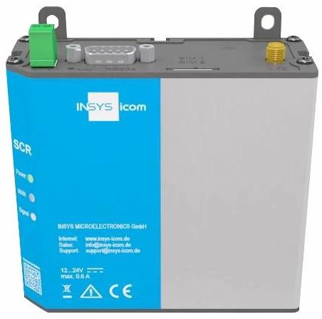 Immagine prodotto Insys icom SCR-L200, router mobile LTE, VPN 2xEthernet 10/100BT 1xRS232