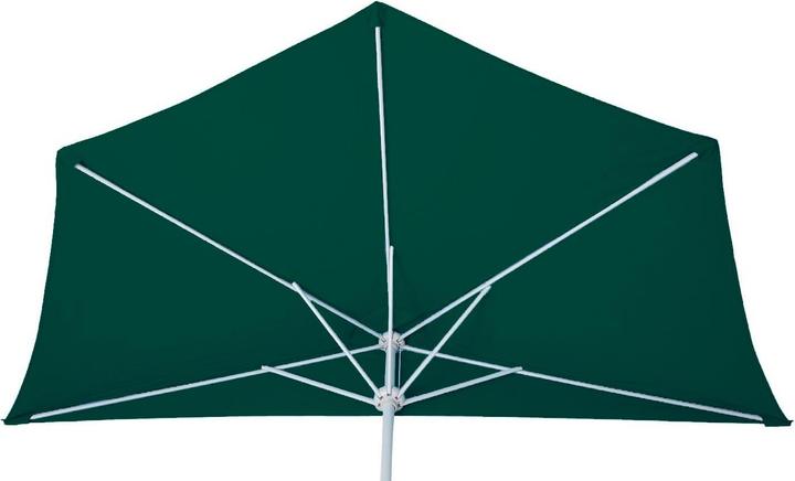 Actual product image Mendler Parasol half-round Parla, UV 50+ polyester/aluminium, 300cm green without stand (2.85 m)