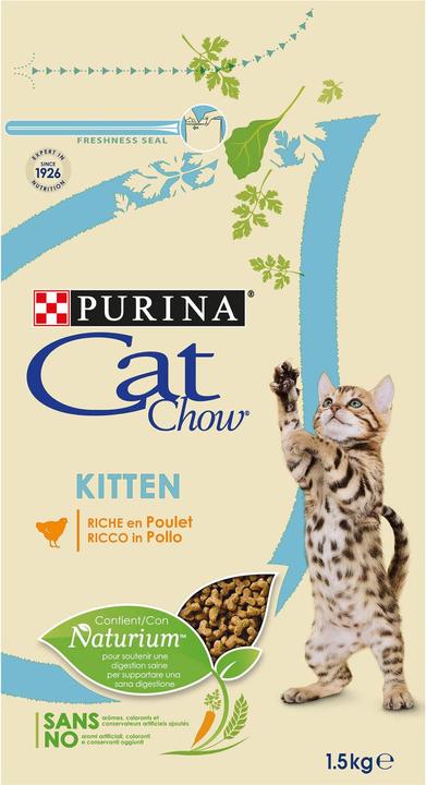 Produktbild Cat Chow Kitten 1,5kg (Welpe + Kitten, 1 Stk., 1500 g)