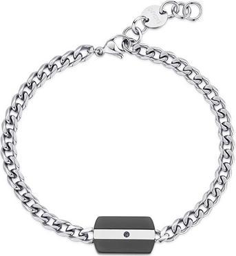 Immagine prodotto Sagapo S'Agapo Stylish Men's Steel Bracelet Tag Me Too Stg12