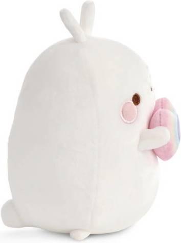 Image du produit NICI Doudou Molang avec coeur arc-en-ciel (16 cm)