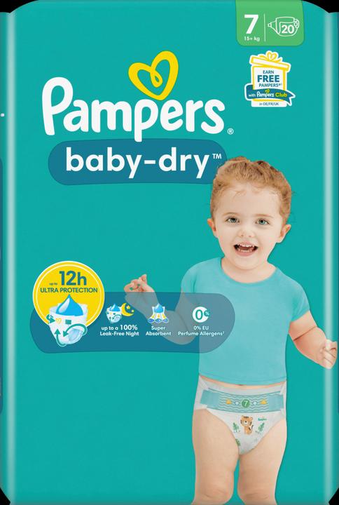 Pampers Baby Dry (Size 7, Pack, 20 Piece)